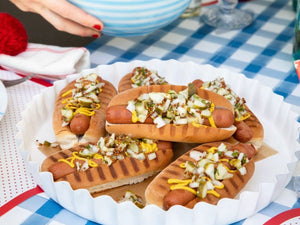 Hot Dogs With Pickle And Parsley Relish | Lotus Grill | Charcoal HK