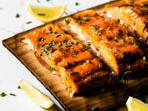 BBQ Cedar Plank Salmon | Charcoal HK | Lotus Grill