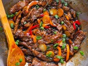 Mongolian Beef | Charcoal HK | Grill Pan