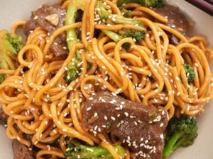 Beef and Broccoli Noodles | Charcoal HK