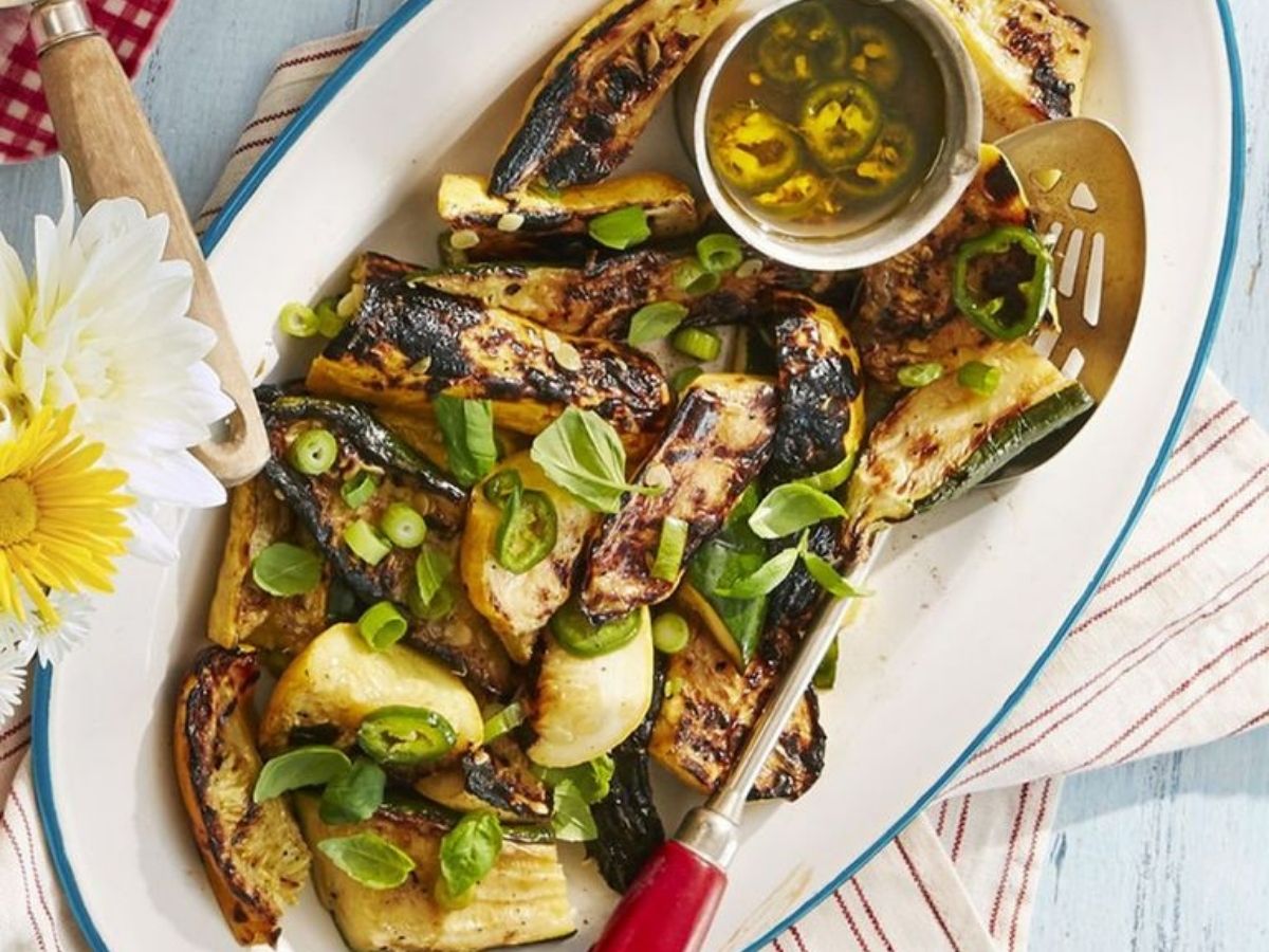How To Prepare Grilled Summer Squash With Lemon-Scallion Dressing ? – Coba Grill Hong Kong