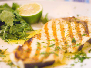 Asian Inspired Grilled Ginger Lime Swordfish | Charcoal HK | Lotus Grill