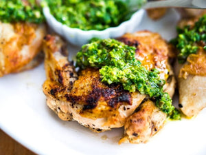 Grilled Chicken With Italian Style Salsa Verde | Charcoal HK | Lotus Grill Hong Kong