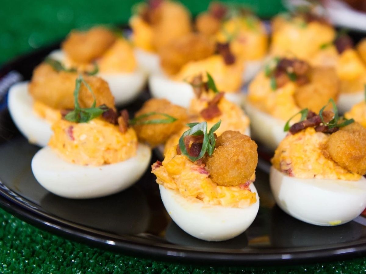 How To Prepare Pimento Cheese-Stuffed Deviled Eggs ? – Coba Grill Hong Kong