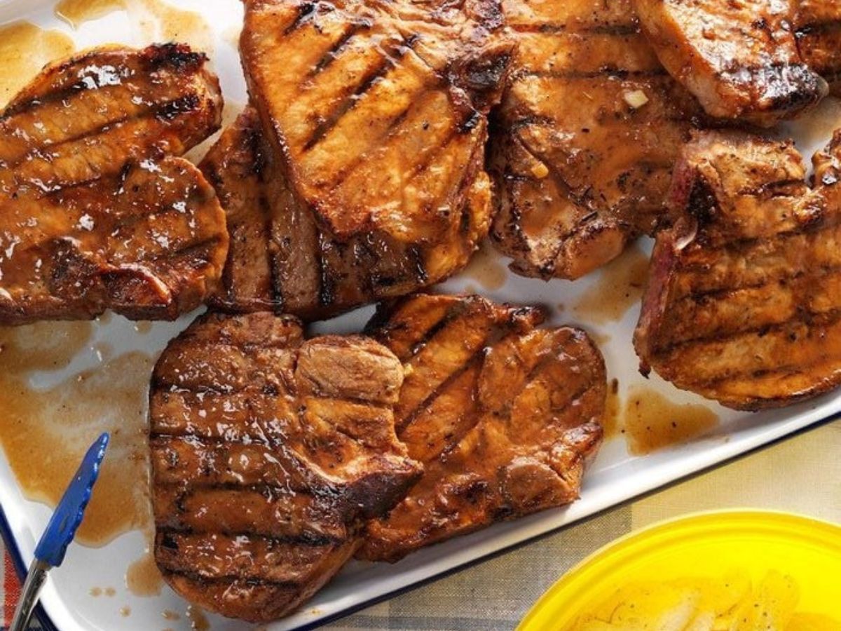 How To Prepare Pork Chops with Glaze ? Coba Grill Hong Kong