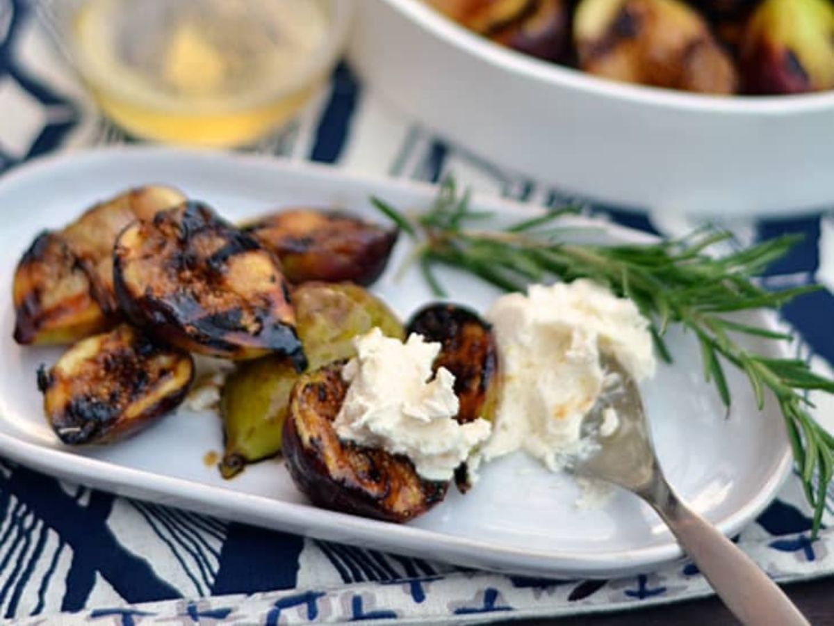 How To Prepare Grilled Figs with Honeyed Mascarpone ? Coba Grill Hong