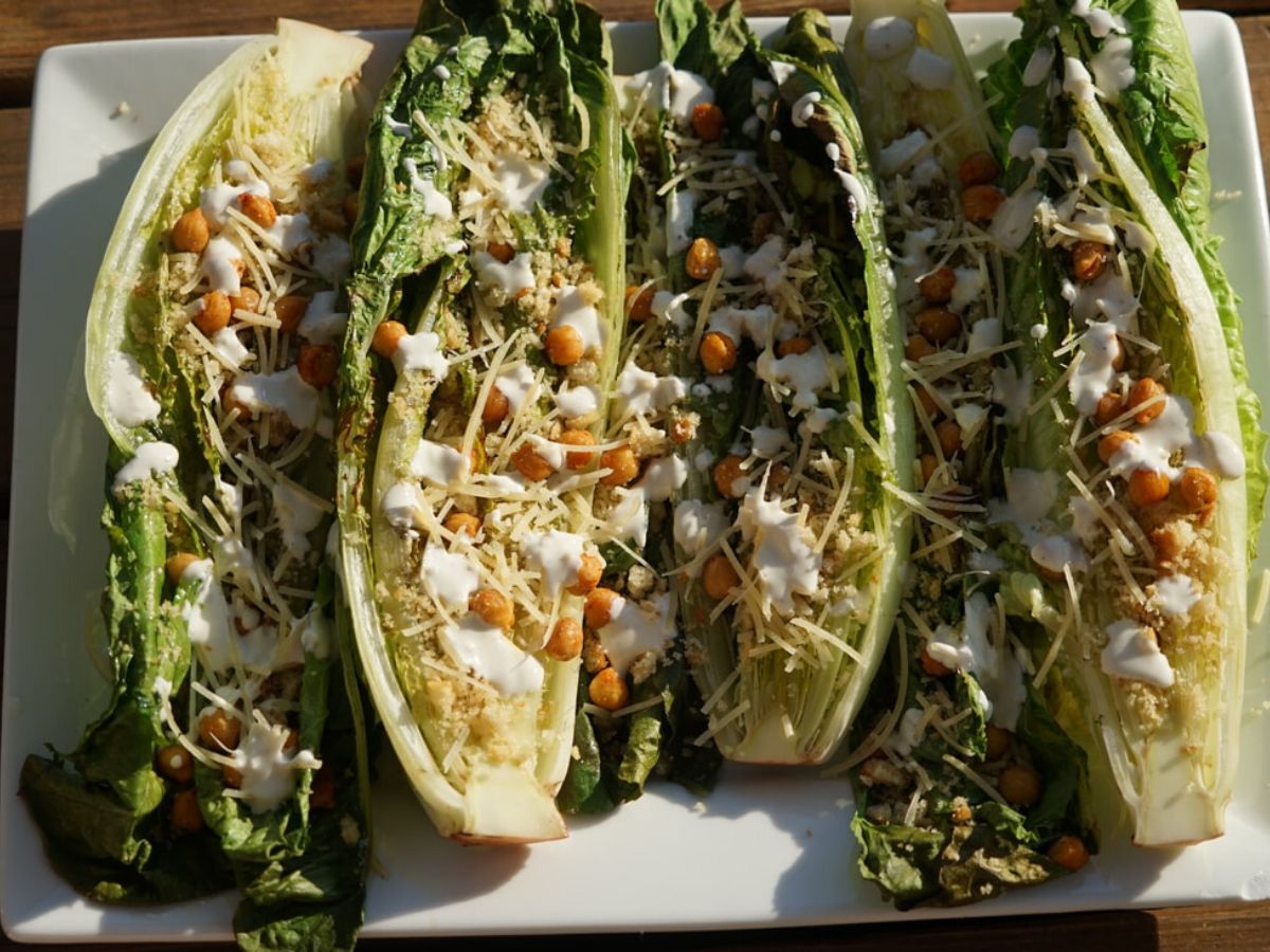 How to prepare Grilled Caesar Salad With Sourdough Breadcrumbs ? – Coba Grill Hong Kong