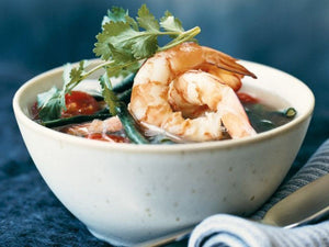 Hot and Sour Noodle Soup With Prawns | Charcoal HK