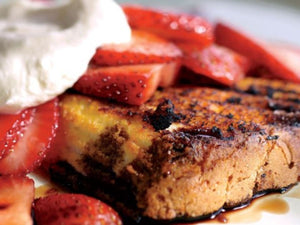 Grilled Strawberry Shortcake With Balsamic | Lotus Grill Hong Kong