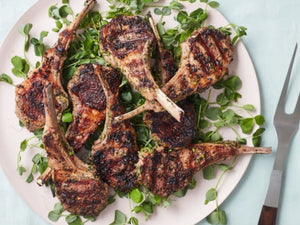 Grilled Lamb Chops With Herb Sauce | Charcoal HK