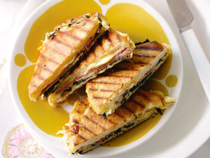 Grilled Cheese, Prosciutto and Anchovy Panini | Charcoal HK