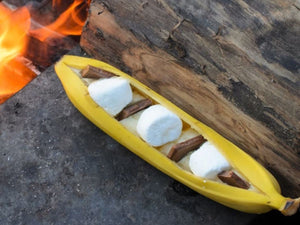 Campfire Banana Boat S’mores | Lotus Grill Hong kong