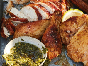 Barbecue Chicken with Salsa Verde | Charcoal HK