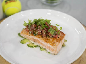 Roasted Faroe Island Salmon | Lotus Grill Hong Kong