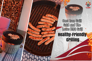 Cast Iron Grill Grid and the Lotus BBQ Grill – Healthy-Friendly Grilling