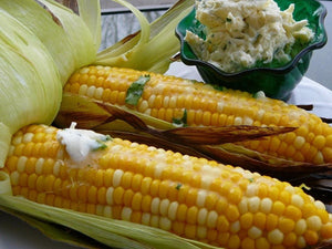 Grilled Corn with Cilantro Lime Butter | Charcoal HK | Lotus Grill