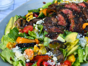 Southwestern Steak Salad with Grilled Corn | Lotus Grill