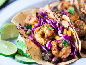 Shrimp Tacos With Mango Cabbage Slaw | Lotus Grill | Charcoal HK