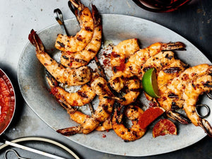 Grilled Garlic and Black Pepper Shrimp | Lotus Grill