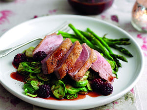 Grilled Spiced Duck Breasts with Blackberries | Maze Grill | Lotus Grill Hong Kong