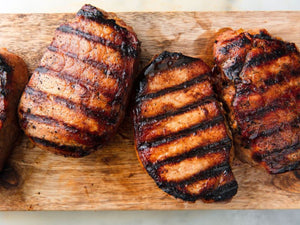 Honey Soy Grilled Pork Chops | Lotus Grill