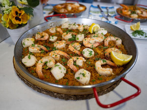 Easy Shrimp and Scallop Paella | Lotus Grill