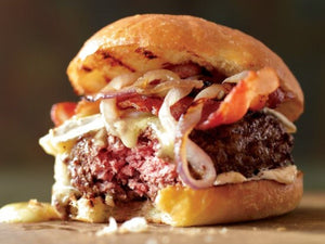 Bacon Burgers on Brioche Buns | Charcoal HK