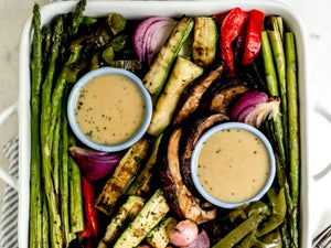 Grilled Vegetables With Honey Mustard Dipping Sauce | Lotus Grill