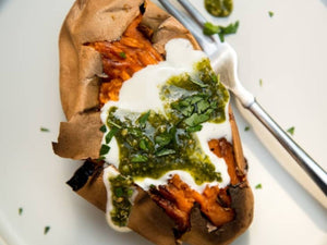 Grilled Slow-Cooked Sweet Potatoes | Charcoal HK