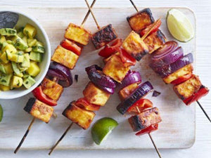 Tandoori Paneer Skewers With Mango Salsa |  Lotus Grill Hong Kong | recipe 中文 | charcoal hk