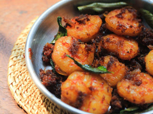 Royyala Iguru (Stir-Fried Prawns) | Charcoal HK