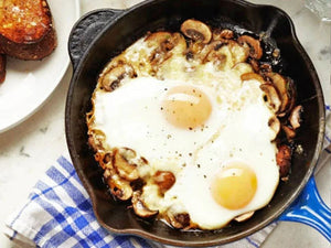 Baked Eggs with Mushrooms | Charcoal HK
