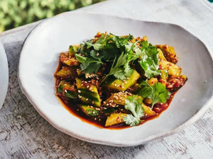 Smashed Cucumber Salad | Lotus Grill