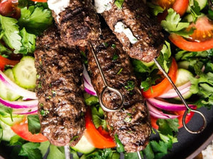 Beef Kofta Kebabs with Tzatziki | Lotus Grill
