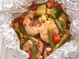 Grilled Shrimp and Vegetable Grain Bowls | Lotus Grill Hong Kong