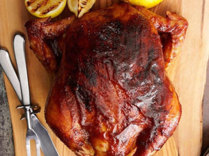 Apple-Butter Barbecued Roasted Chicken | Lotus Grill