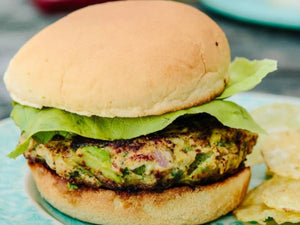 Chicken Guacamole Burgers | Lotus Grill Hong Kong