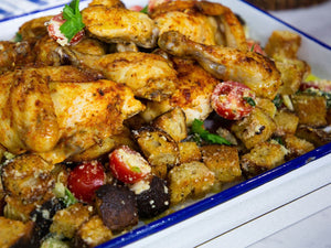 Giada De Laurentiis' Italian Sheet-Pan Chicken With Bread Salad | Lotus Grill