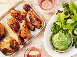 BBQ Chicken Drummers with Green Goddess Salad | Charcoal HK