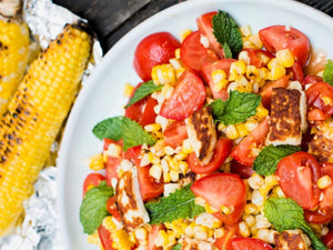 Charred Corn and Halloumi Salad | Charcoal HK