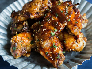 Korean BBQ Chicken Wings | Lotus Grill Hong Kong | barbecue 中文 | charcoal hk