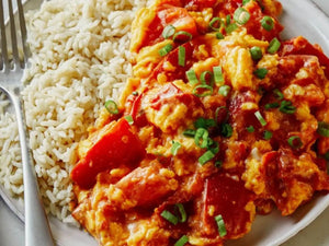Tomato and Egg with Rice | Lotus Grill