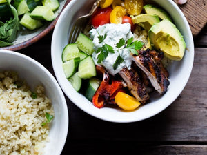 How To Prepare Greek Souvlaki Bowl With Cauliflower Rice ?