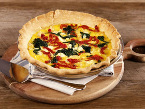 Chicken, Spinach and Feta Breakfast Quiche | Lotus Grill Hong Kong