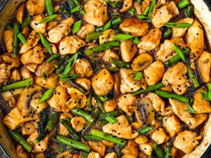 Chicken and Asparagus Skillet | Lotus Grill | Charcoal HK