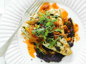 Chargrilled Swordfish With Caponata | Charcoal HK