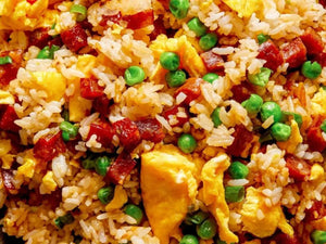Chinese Sausage Fried Rice | Lotus Grill