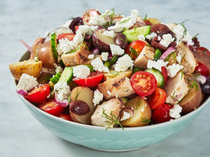 Grilled Greek Potato Salad | Lotus Grill