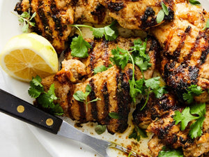 Grilled Za'atar Chicken with Garlic Yogurt and Cilantro | Charcoal HK