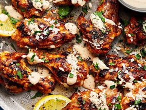 Grilled Lemon Pepper Chicken Wings | Charcoal HK